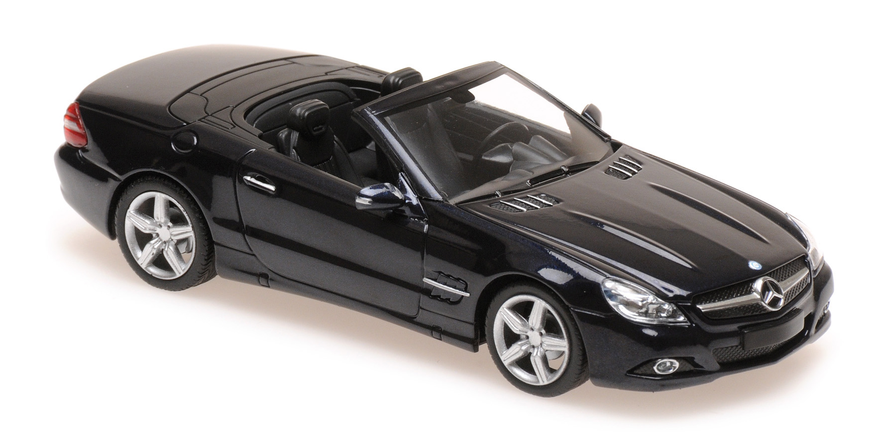 Mercedes-Benz SL-Klasse (R230) 2008 Blauw Metallic - 1:43