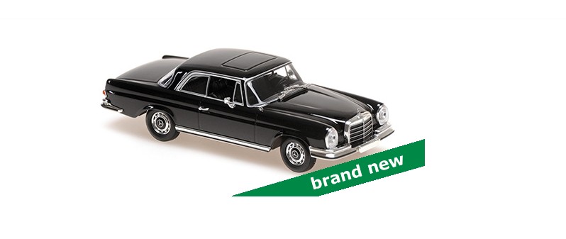 Mercedes-Benz 280SE 3.5 Coupe 1970 Zwart - 1:43