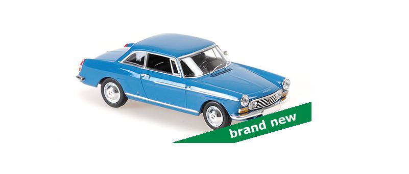 Peugeot 404 Coupe 1962 Blauw - 1:43