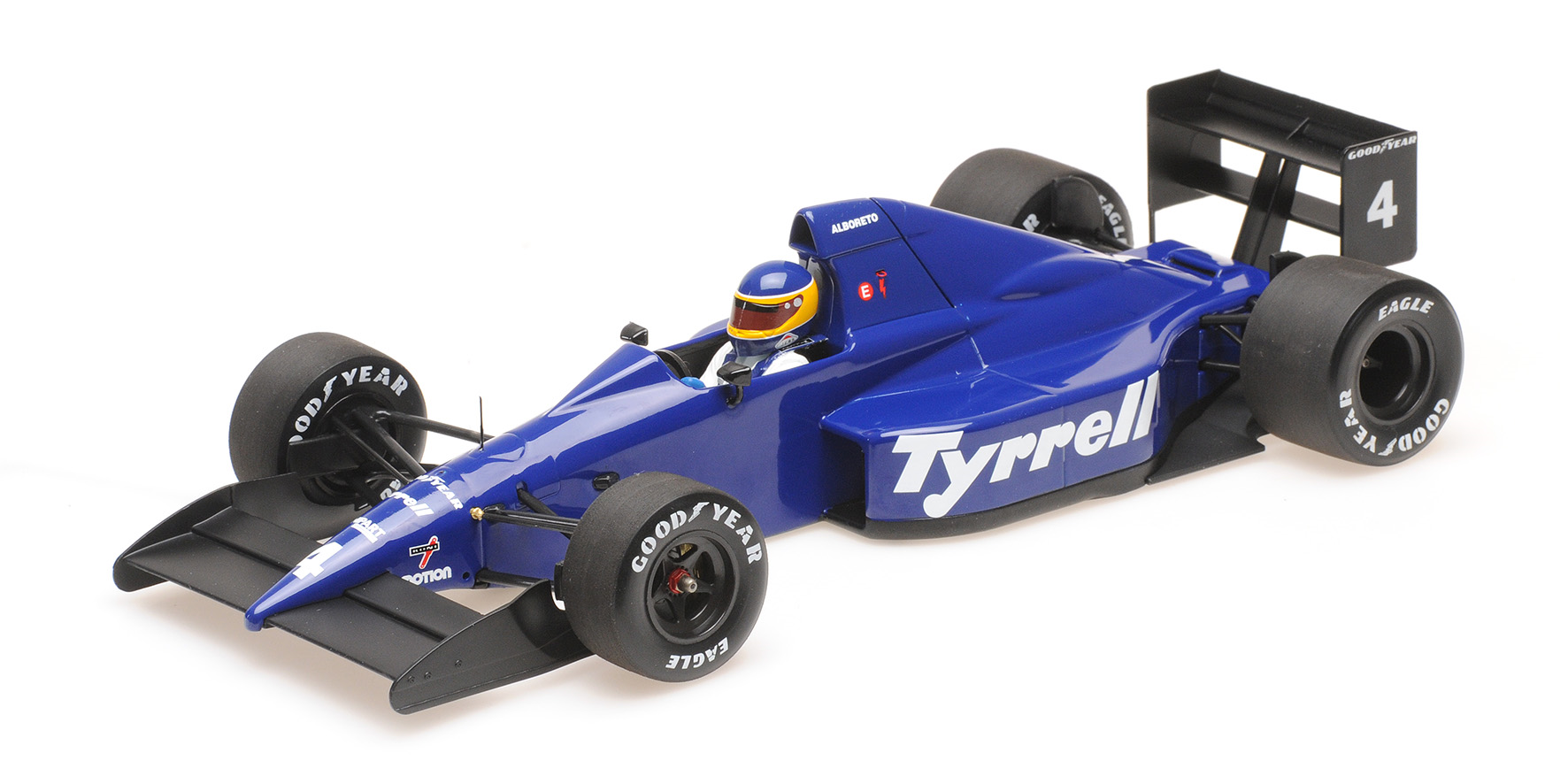 Tyrrell Ford 018 3rd Place Mexico GP 1989 M. Alboreto - 1:18