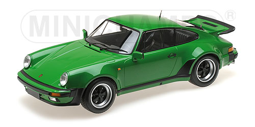 Porsche 911 Turbo 1977 Green Metallic - 1:12