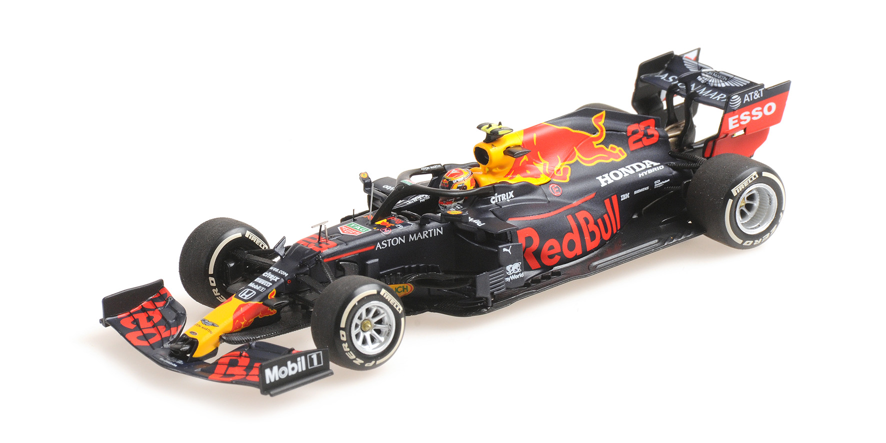 Aston Martin Red Bull Racing RB16 70th Anniversary GP 2020 A. Albon - 1:43