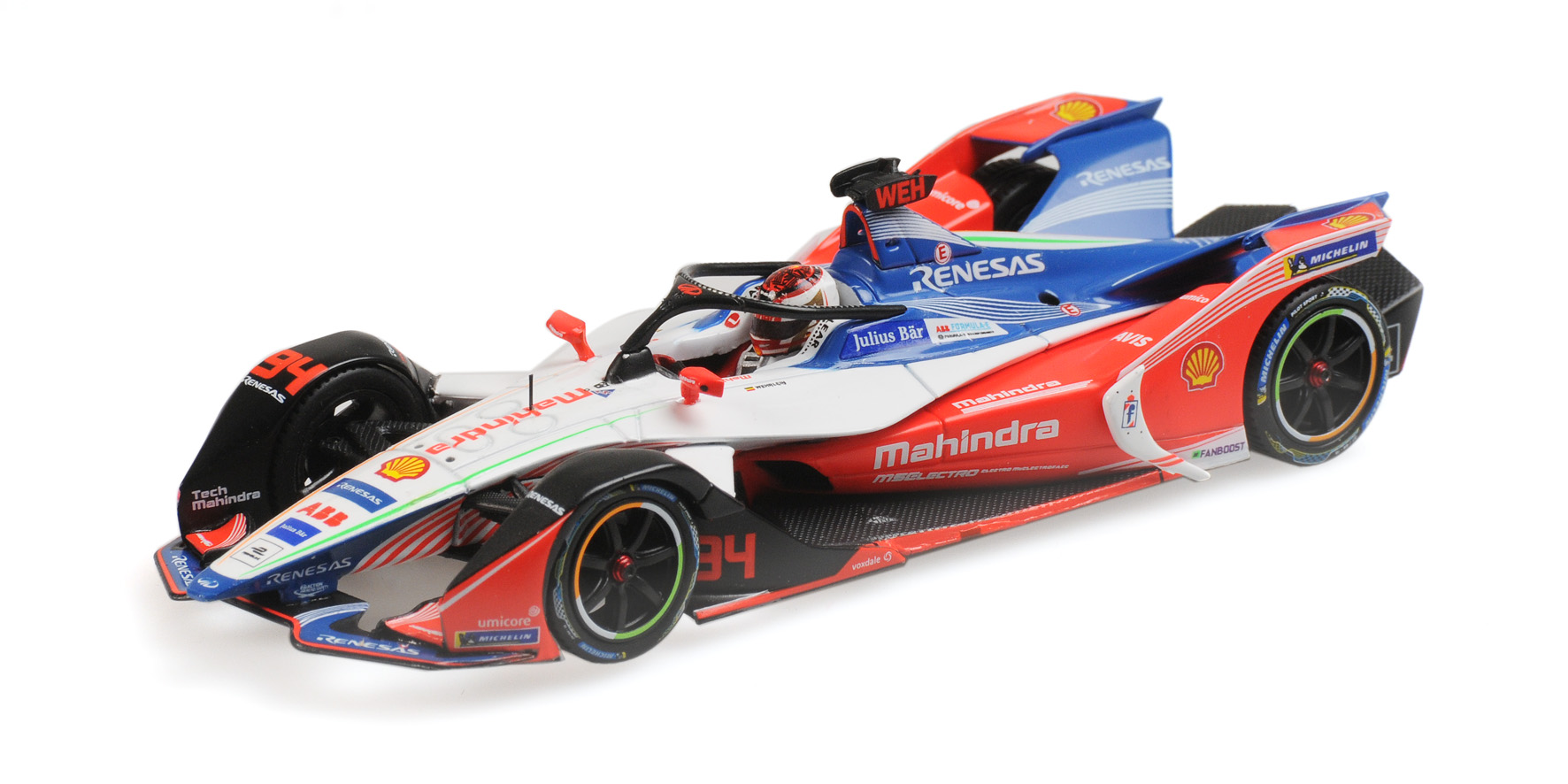 Formula E Season 5 Mahindra Racing 2018 F. Rosenqvist - 1:43