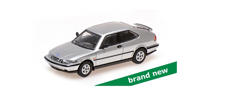 Saab 900 Coupe 1995 Zilver Metallic - 1:87 Saab 900 Coupe 1995 Zilver Metallic - 1:87