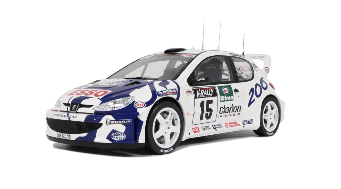 Peugeot 206 WRC Tour de Corse 1999 - 1:12