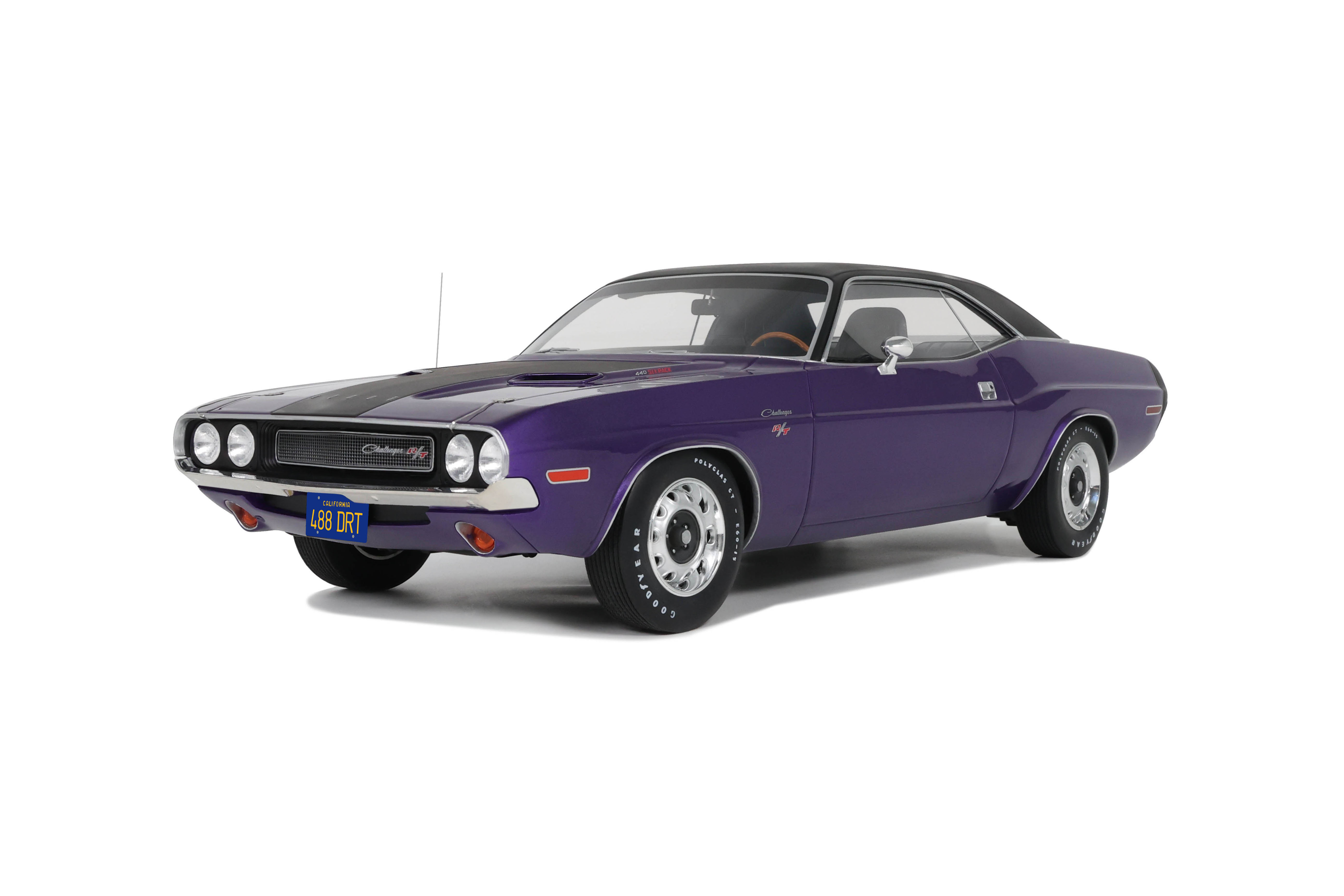 Dodge Challenger R/T 1970 Paars - 1:12