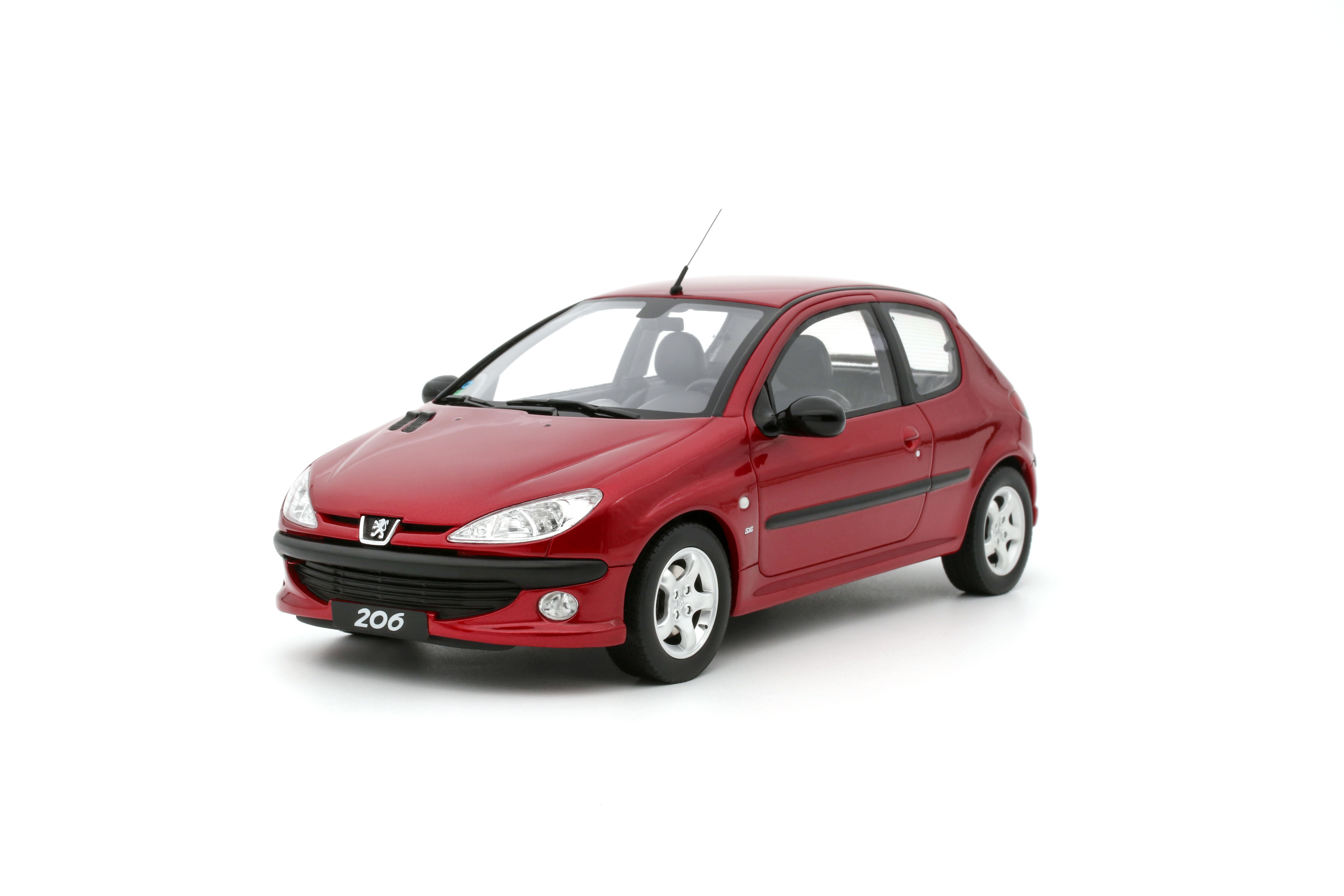 Peugeot 206 S16 1999 Red - 1:18