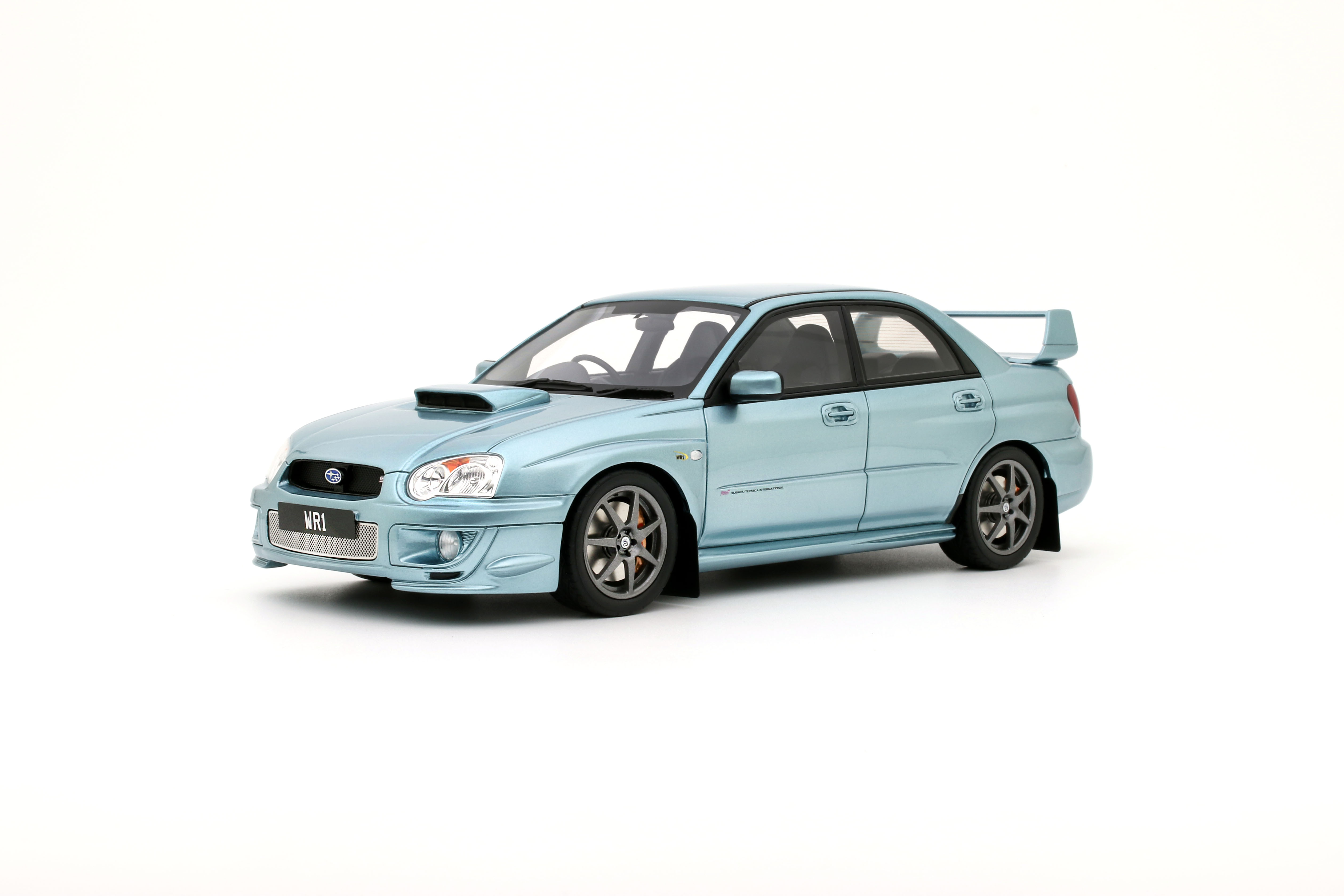 Subaru Impreza WRX STI WR1 P. Solberg Edition 2003 Ice Blue Metallic - 1:18