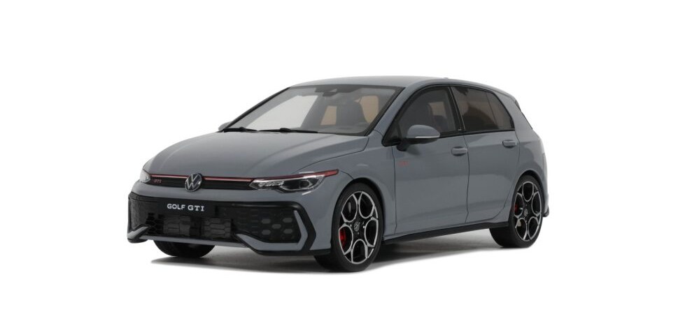 Volkswagen Golf VIII GTI 2024 Moonstone Grey - 1:18