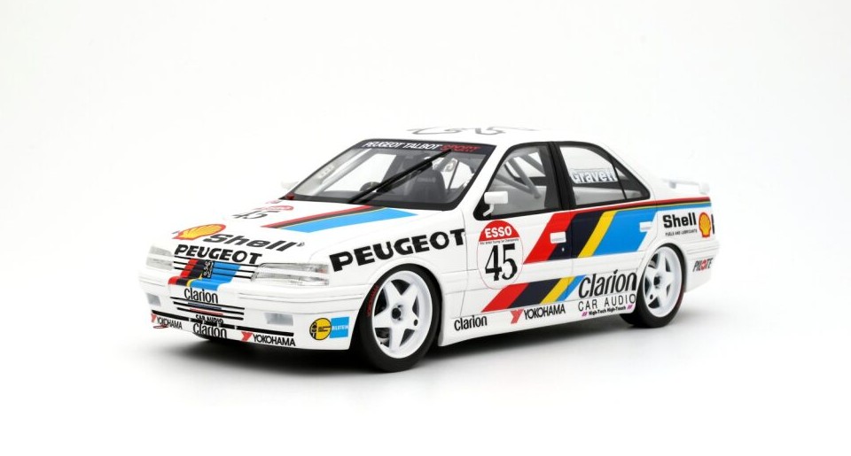 Peugeot 405 Mi-16 BTCC 1992 R. Gravett - 1:18