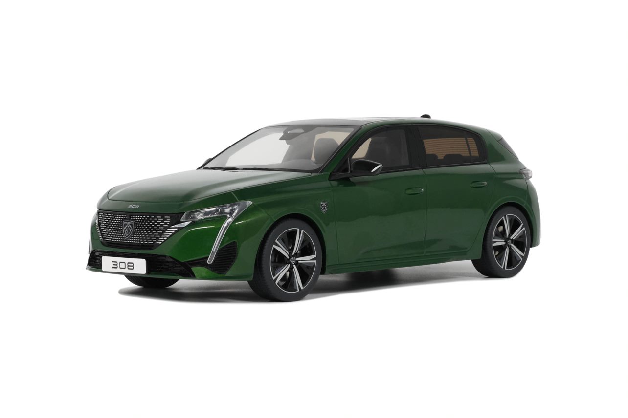 Peugeot 308 GT 2022 Olive Green - 1:18