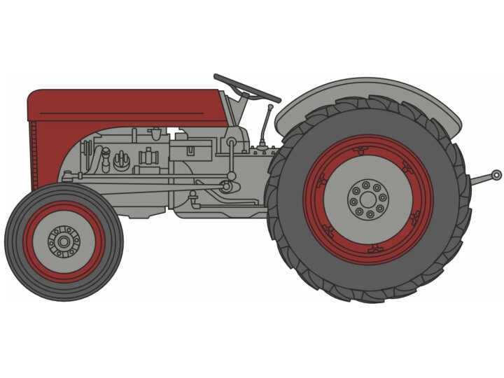 Ferguson TEA Red/Grey - 1:120