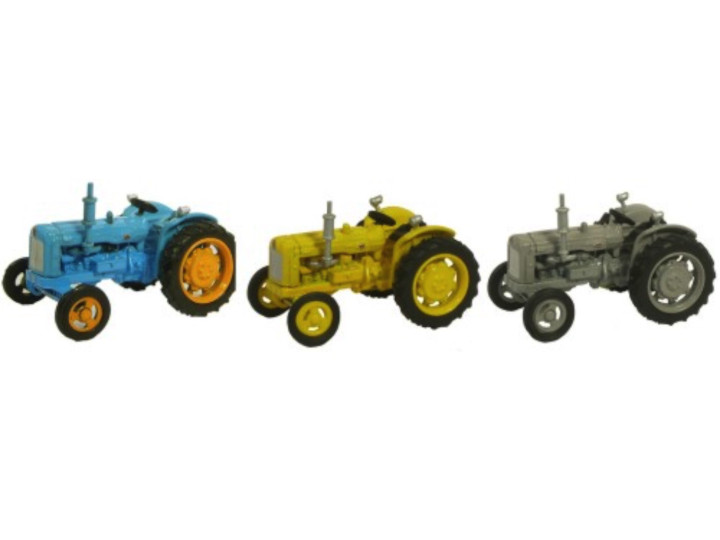 Fordson triple Tractor set - 1:76