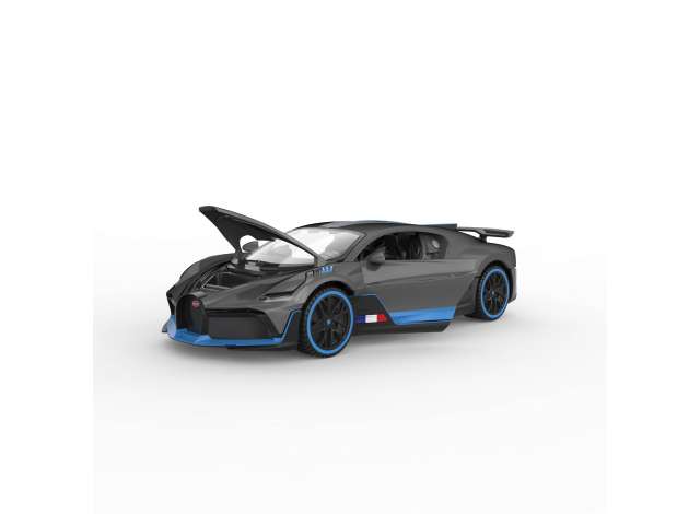 Bugatti Divo Grijs/Blauw - 1:32