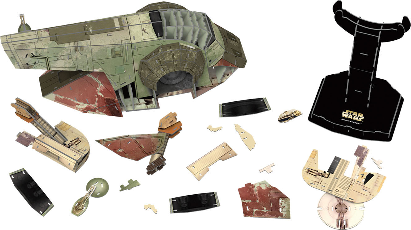 The Mandalorian Boba Fetts Gunship - 3D