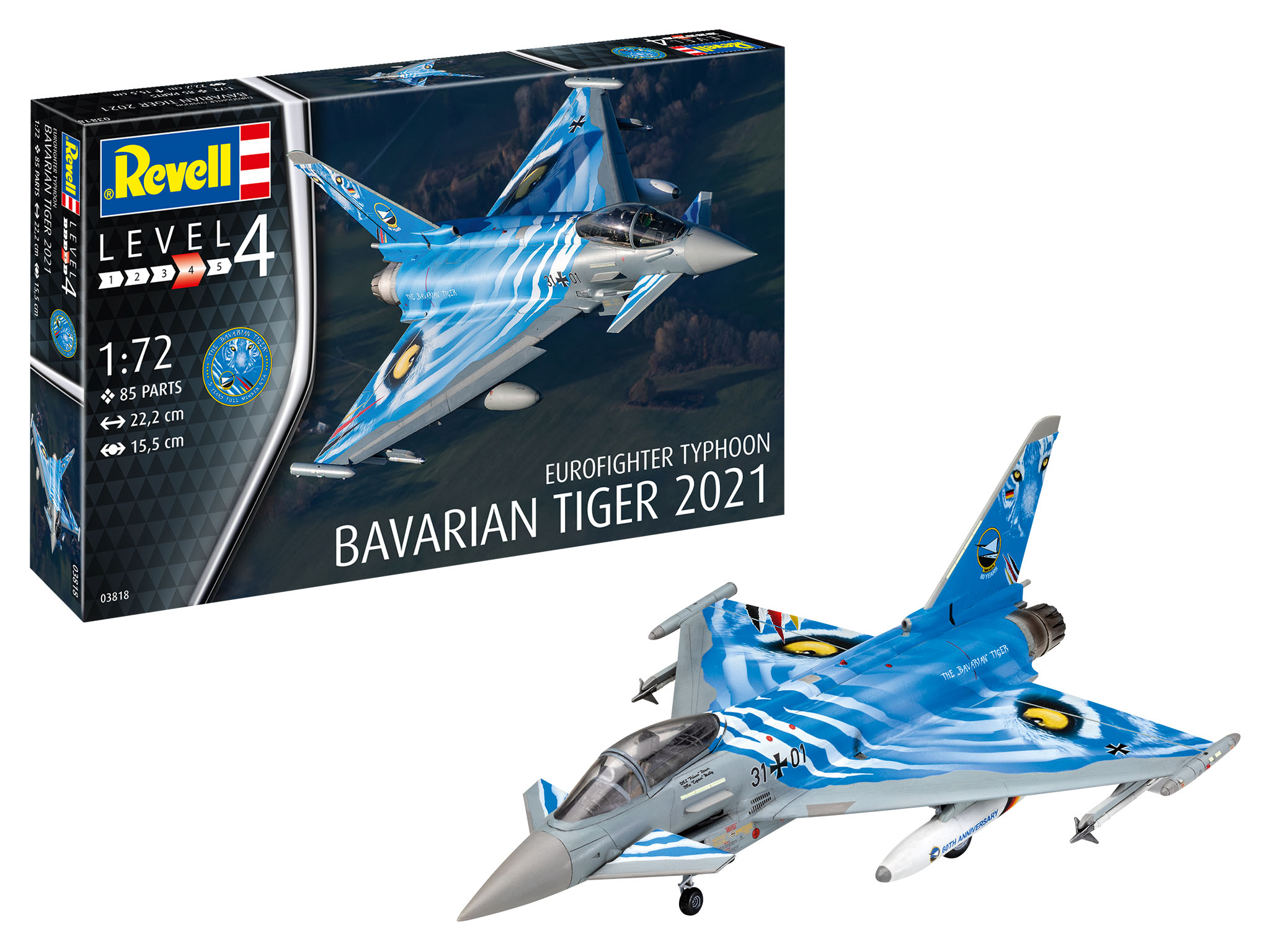 Eurofighter Typhoon The Bavarian Tiger 2021 - 1:72