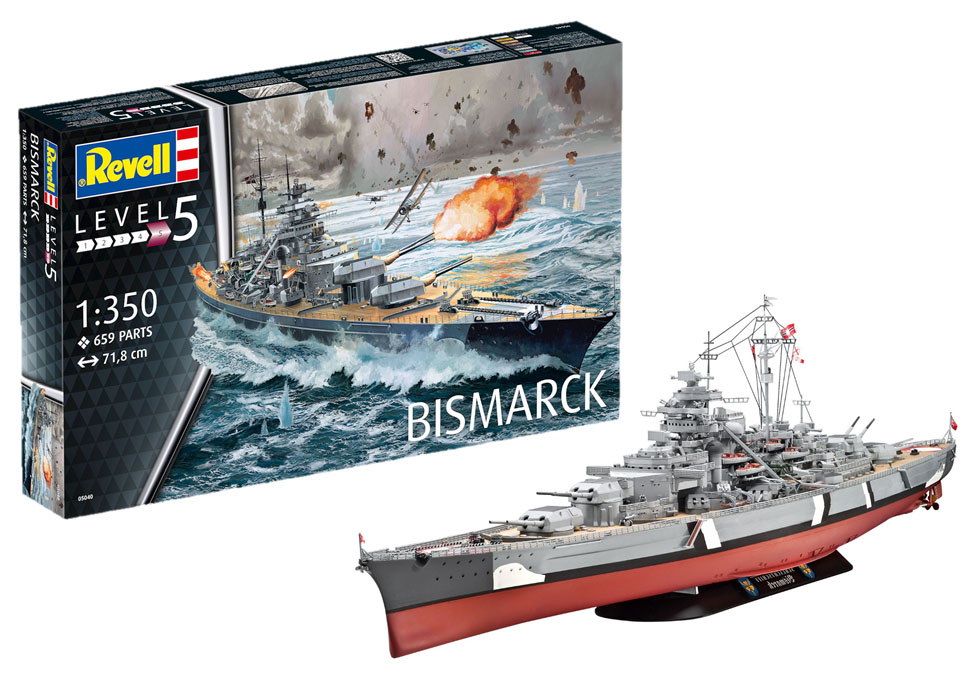 Battleship Bismarck - 1:350