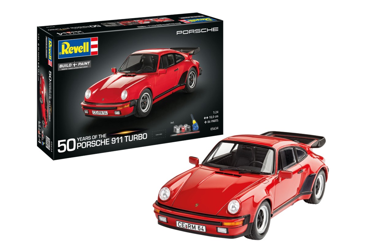 Geschenkset Porsche 911 Turbo 50th Anniversary - 1:24