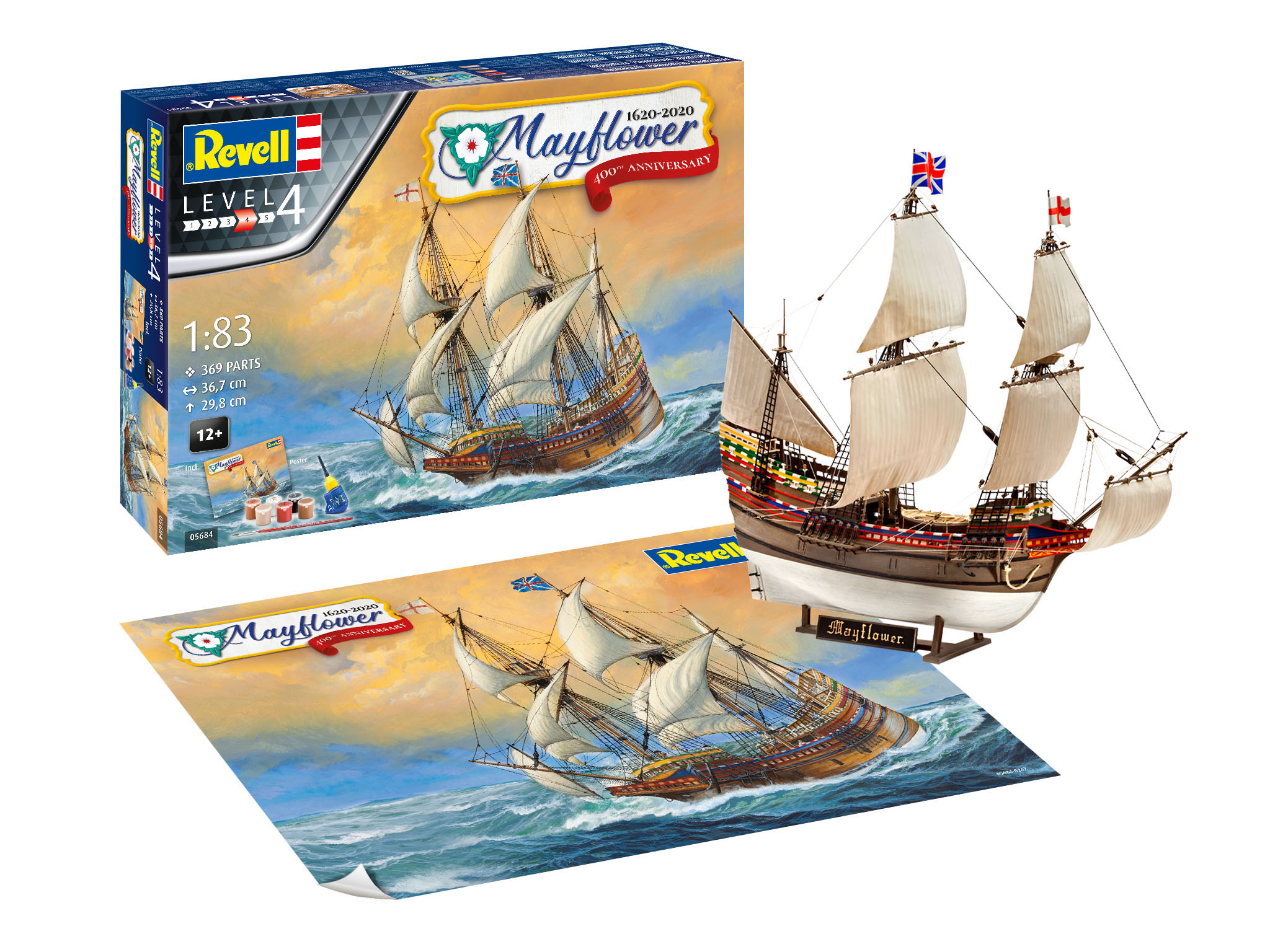 Geschenkset Mayflower 400th Anniversary - 1:83