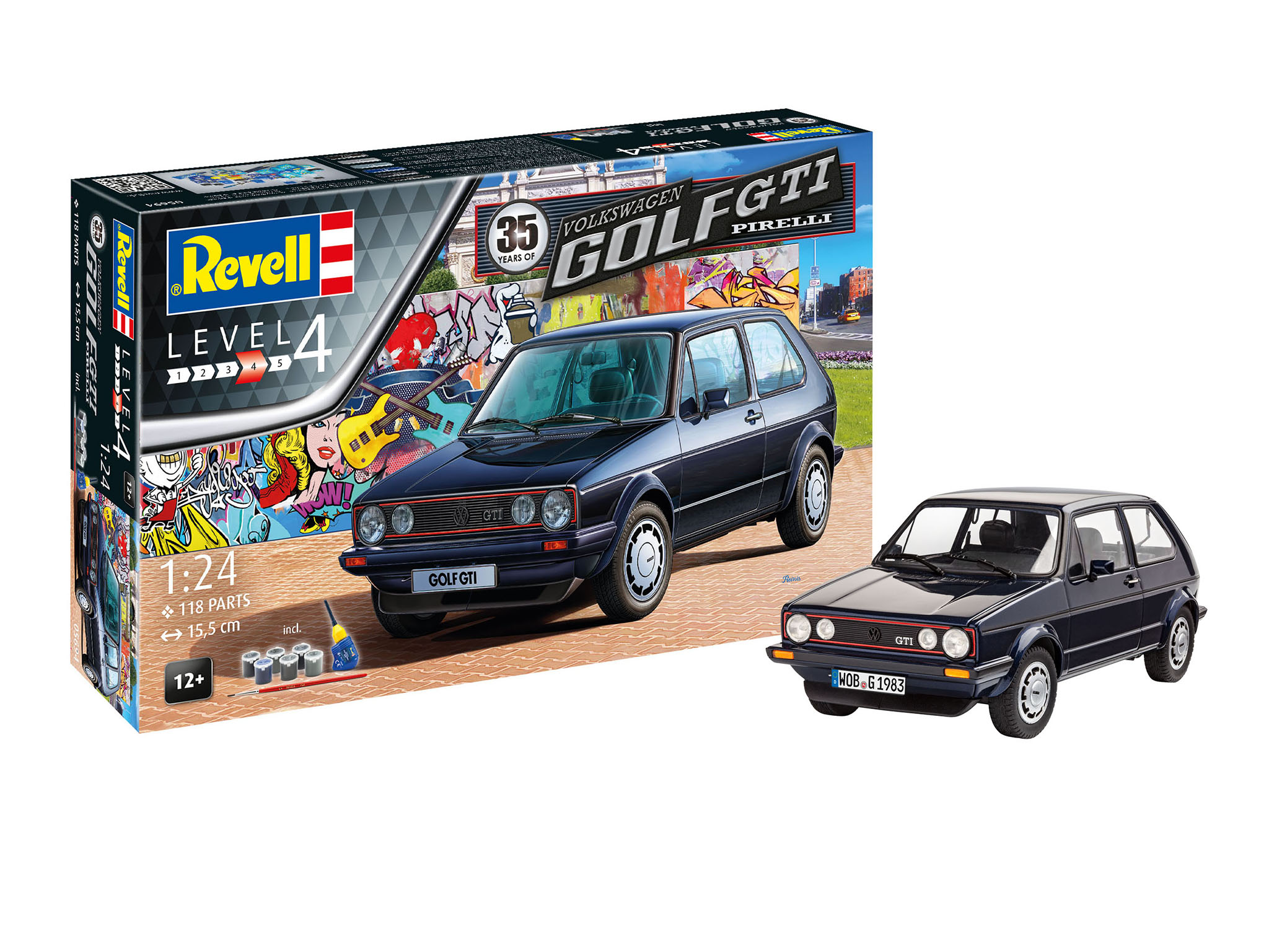 Geschenkset 35 Years VW Golf GTI Pirelli - 1:24