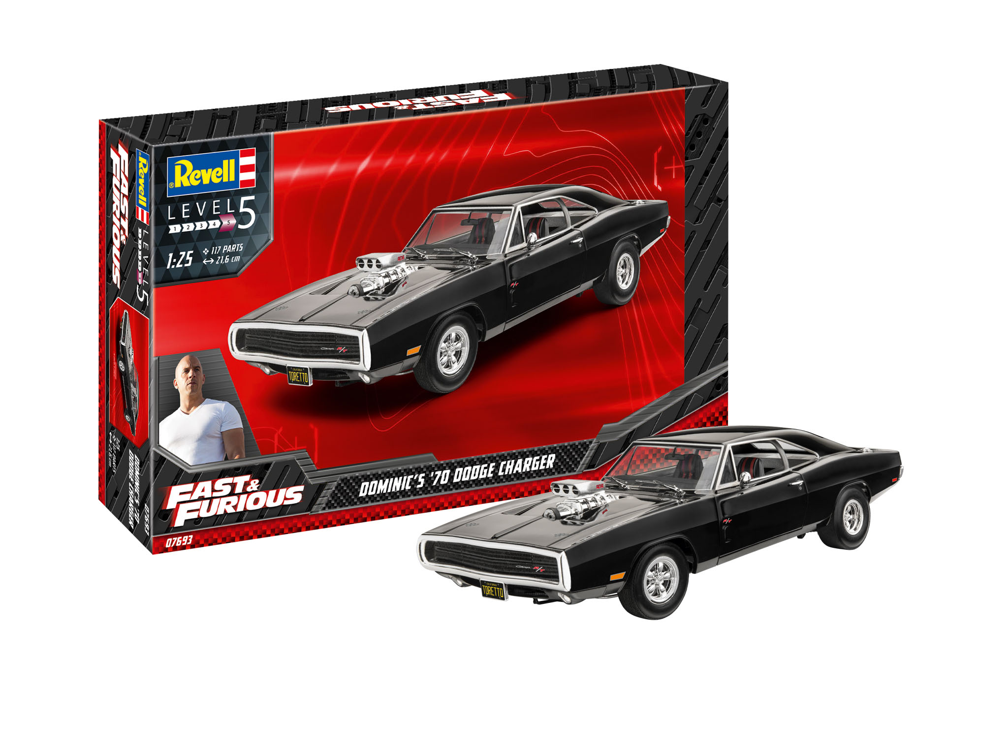 Fast and Furious: Dominics 1970 Dodge Charger - 1:24