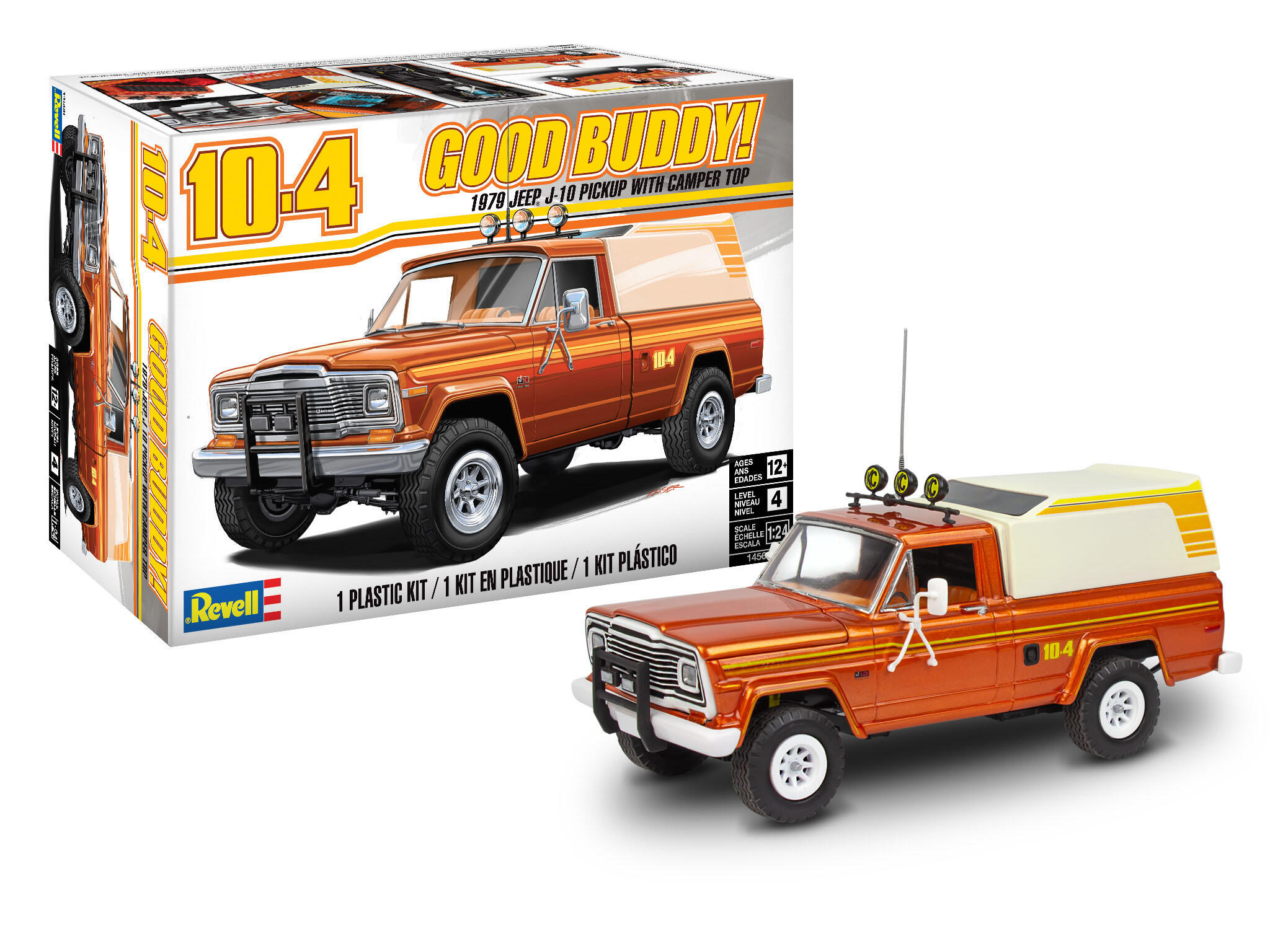 Jeep J-10 Pick-Up with camper - 1:24