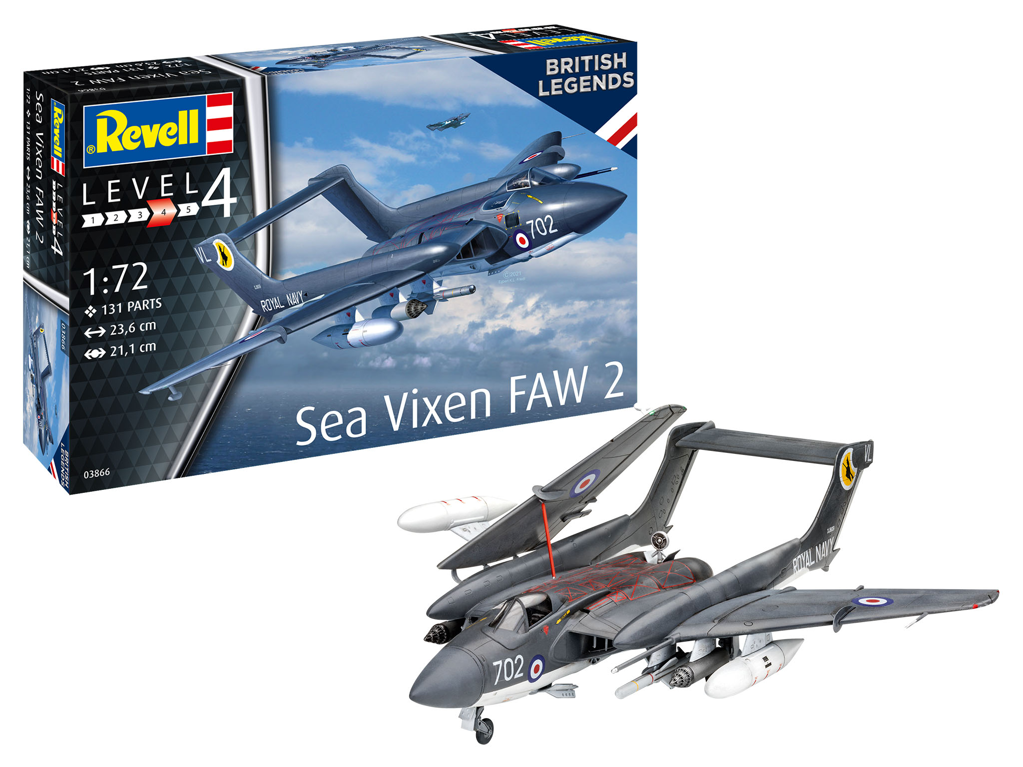 Modelset Sea Vixen FAW 2 70th Anniversary - 1:72