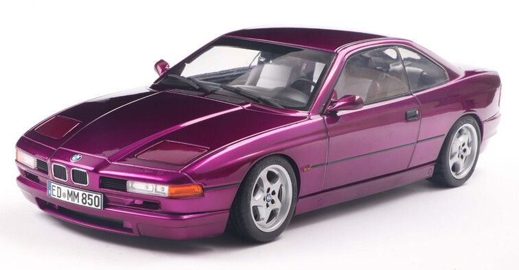 BMW 850 CSI 1991 Daytona Violet - 1:18