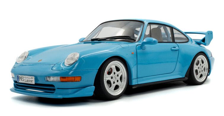 Porsche 911 (993) Clubsport 1997 Blauw - 1:18