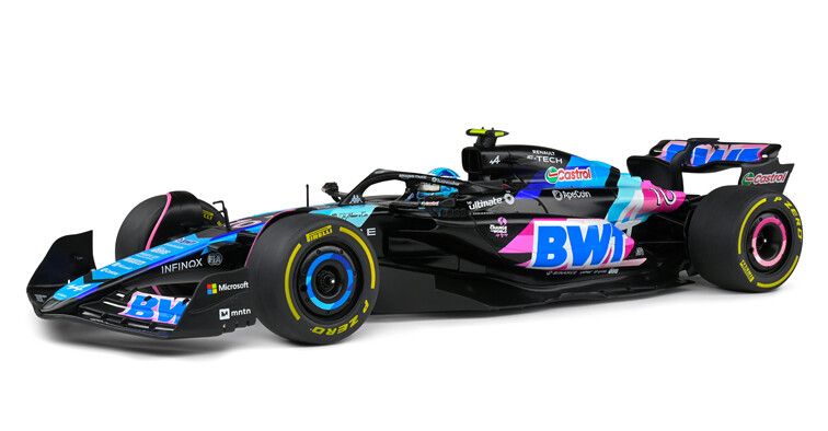 Alpine A524 F1 Team Blue No.10 Monaco GP 2024 P. Gasly - 1:18