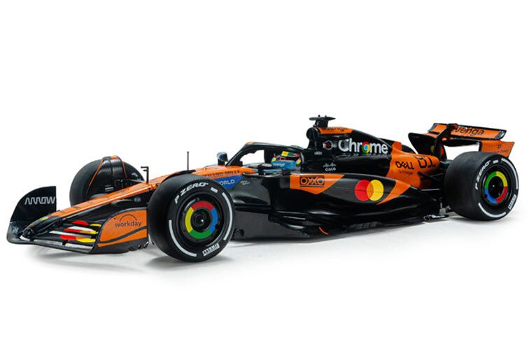 McLaren MCL39 F1 Team Orange No.81 China GP 2025 O. Piastri - 1:18