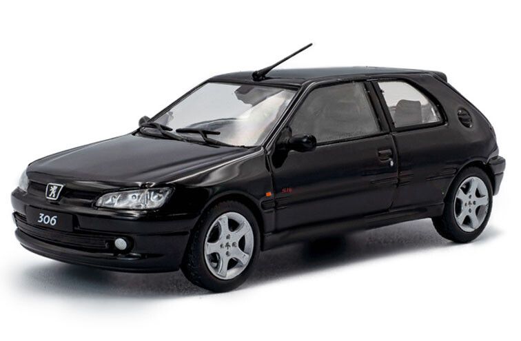 Peugeot 306 S16 1994 Onyx Zwart - 1:43  Peugeot 306 S16 1994 Onyx Zwart - 1:43