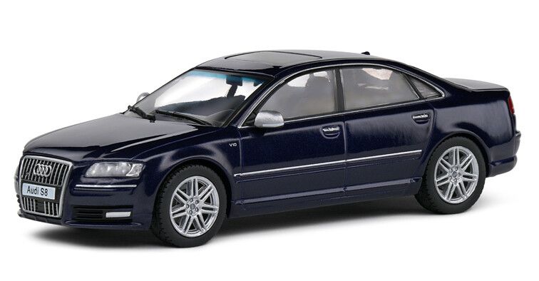 Audi S8 D3 2010 Blauw - 1:43