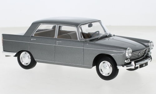 Peugeot 404 1960 Grijs Metallic - 1:24