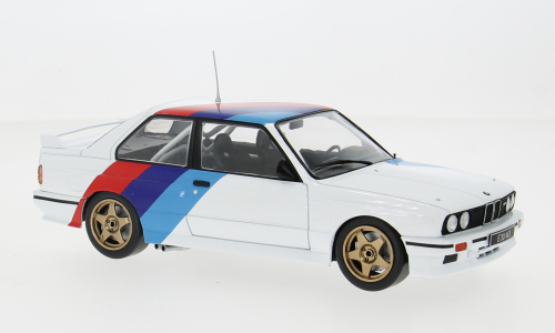 BMW M3 (E30) 1989 White/Deco. - 1:24