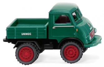 Unimog U401 met Dubbellucht Mosgroen - 1:87