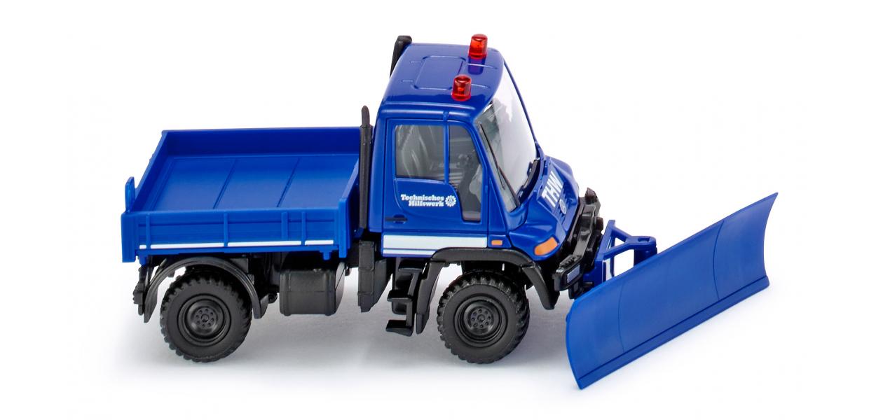 Unimog U400 mit Raumschild THW - 1:87