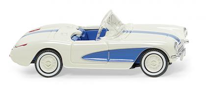 Chevrolet Corvette Perlweiss/Himmelblau - 1:87