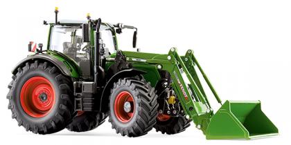 Fendt 724 Vario with Frontloader Cargo 6.100 WIKING - 1:32